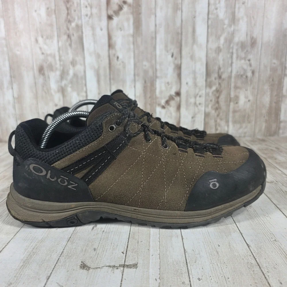 Oboz Mens Trail Hiking Shoes Brown Suede‎ Waterproof Outdoor Boots Size 10